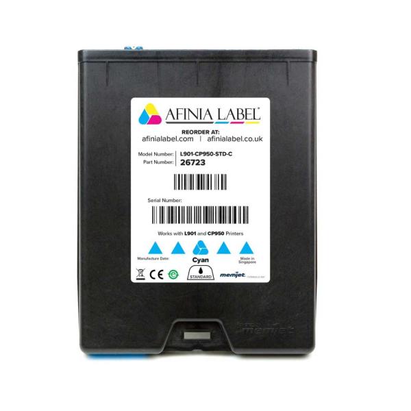 5er Set Tintenkartuschen Cyan Afinia L901